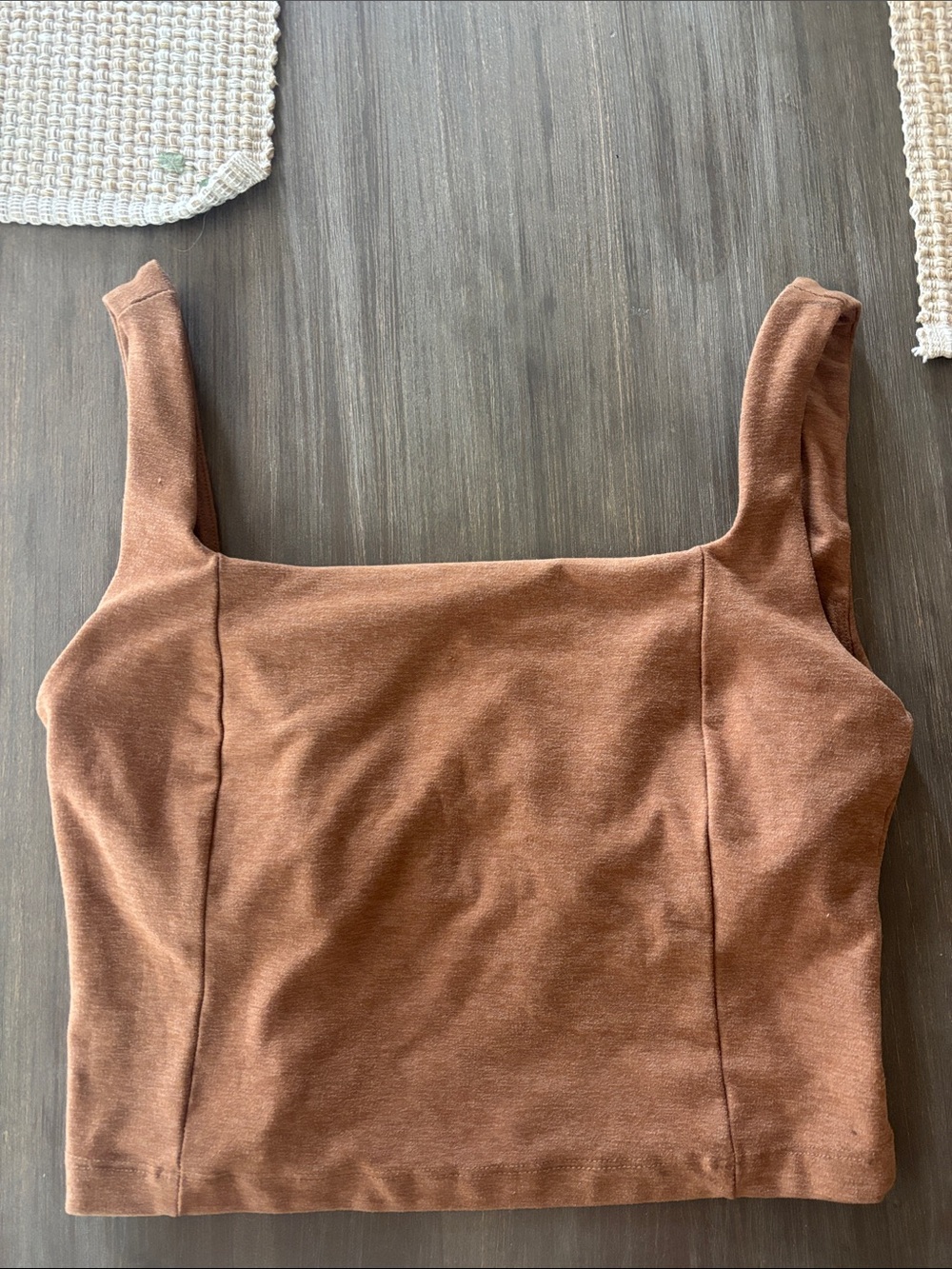 Beyond Yoga Spacedye Impress Longline Crop square neck bra top